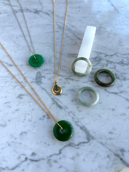 Jade Prosperity Abundance Ring