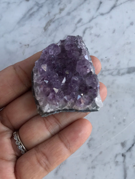 Amethyst Cluster Crystal Stone Plates