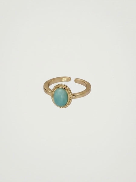 Amazonite Stone Ring
