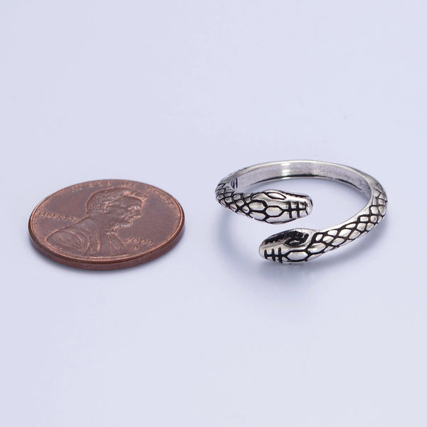 Silver Snake Ring