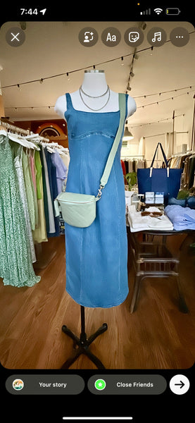 Vegan Leather Crossbody Bag