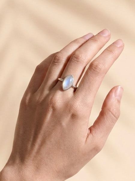 Moonstone Sterling Silver Ring