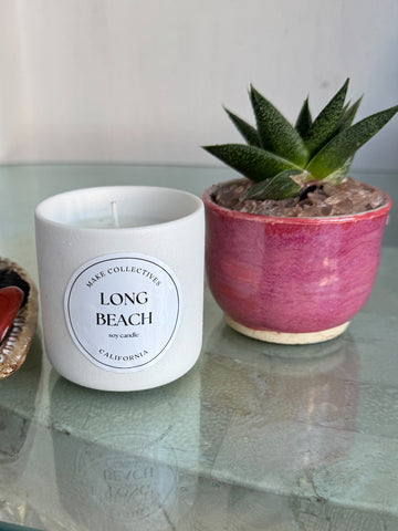 Handcrafted Long Beach Soy Candle by MAKE Collectives