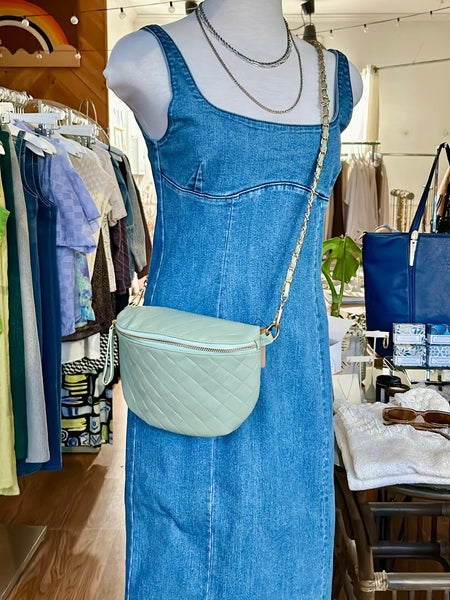 Vegan Leather Crossbody Bag