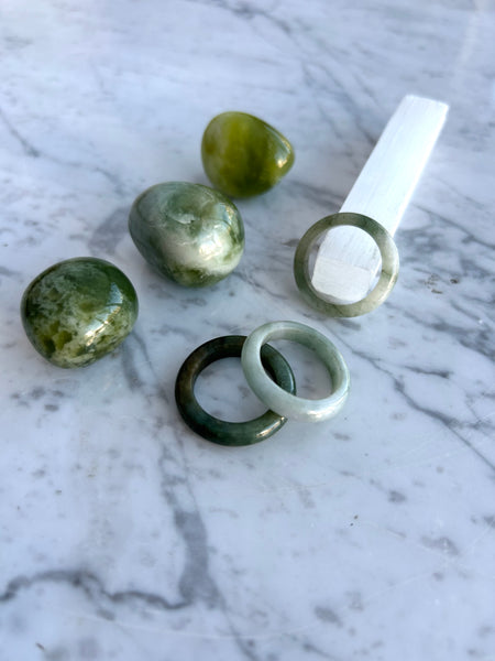 Jade Prosperity Abundance Ring