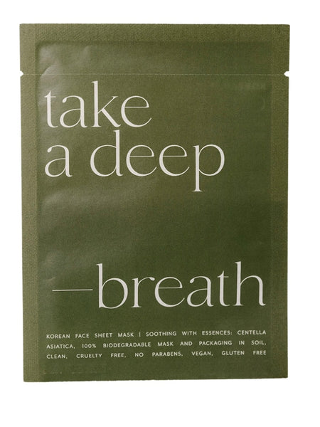Take A Deep Breath Korean Sheet Mask