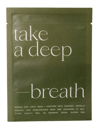 Take A Deep Breath Korean Sheet Mask