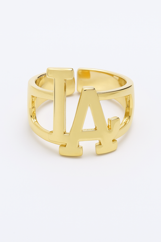 Gold Los Angeles LA Ring