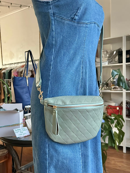 Vegan Leather Crossbody Bag