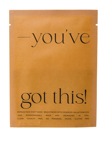 You’ve Got This Brightening Korean Sheet Mask