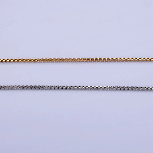 Box Chain Layering Necklace