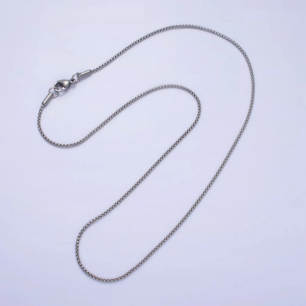 Box Chain Layering Necklace