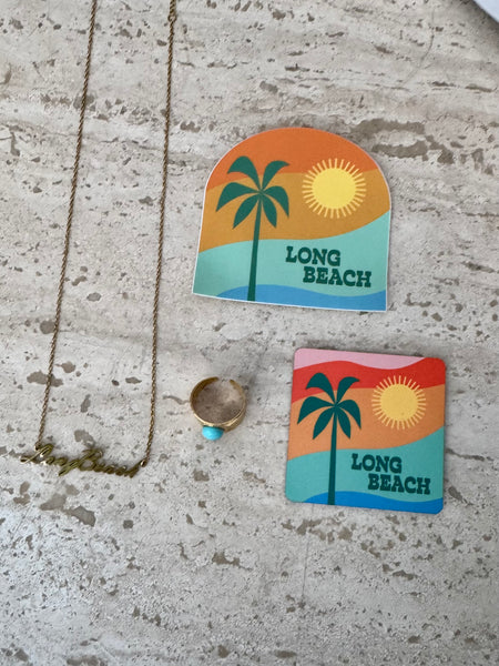 Rock Scissors Paper Long Beach Magnet