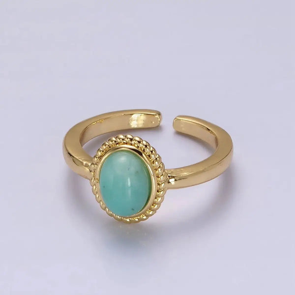 Amazonite Stone Ring