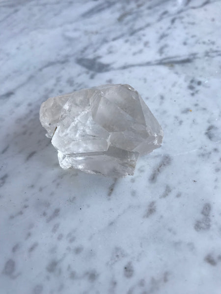 Clear Quartz Point Crystal Stone Cluster