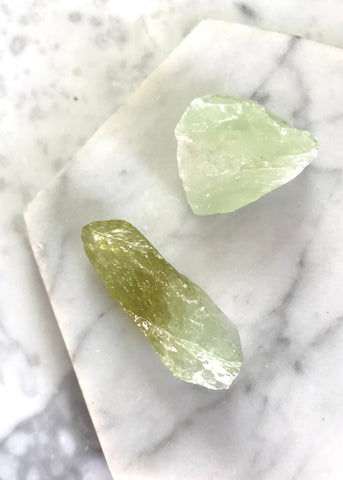 Green Calcite Crystal Stone