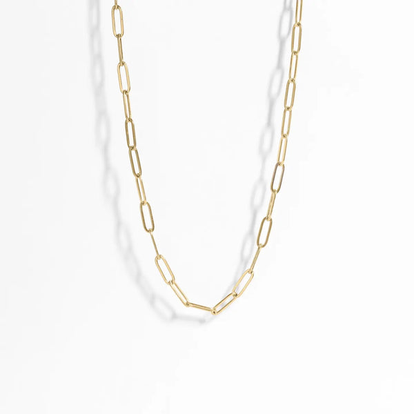 Paperclip Chain Layering Necklace
