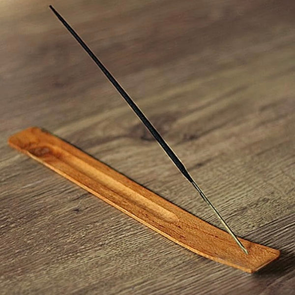 Wood Incense Burner Boat