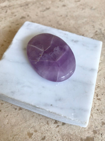 Amethyst Worry Stone Crystal Stone