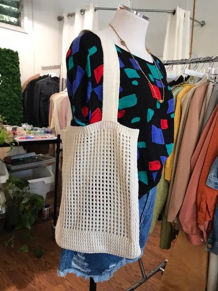 Knitted Tote Bag