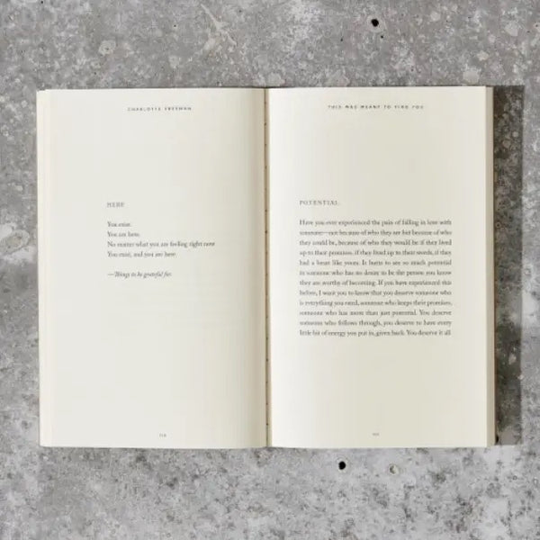 This Was Meant To Find You When You Needed It Most Book by Charlotte Freeman