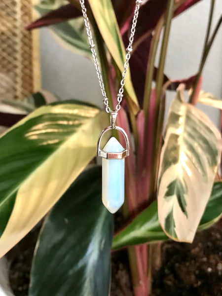 New Beginnings Crystal Stone Pendant Necklacei