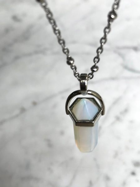 New Beginnings Crystal Stone Pendant Necklacei