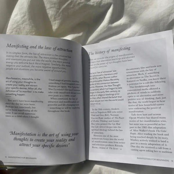 Manifesting For Beginners Book by Victoria Jackson