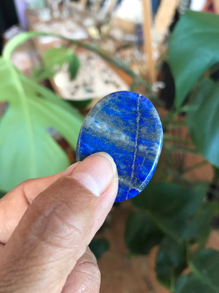 Lapis Lazuli Worry Crystal Stone