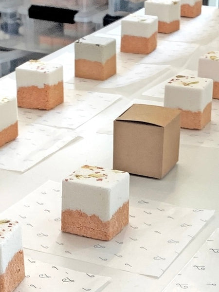 Handcrafted Clay Bath Fizzies and Shower Steamer Small Cube