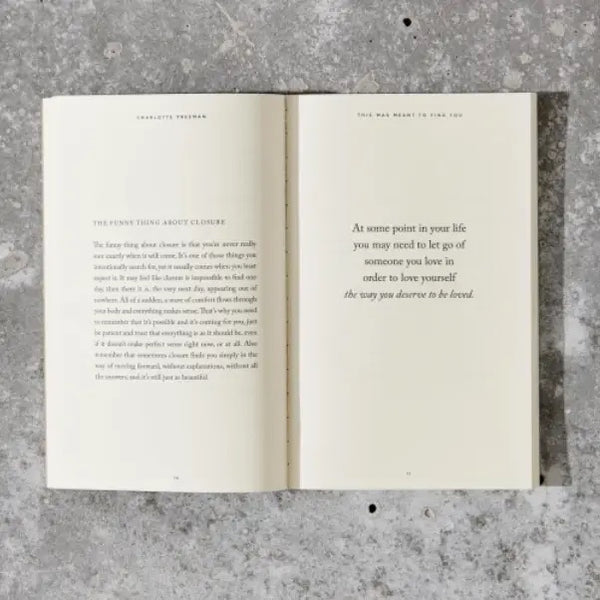This Was Meant To Find You When You Needed It Most Book by Charlotte Freeman