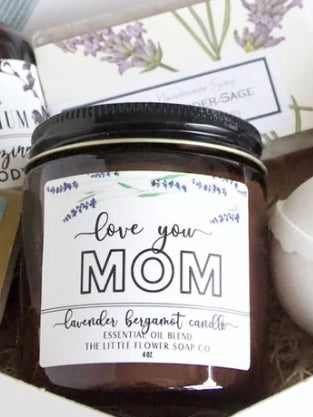 Love You Mom 4oz Lavender Bergamot Candle