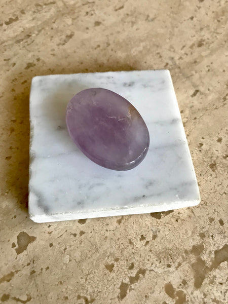 Amethyst Worry Stone Crystal Stone