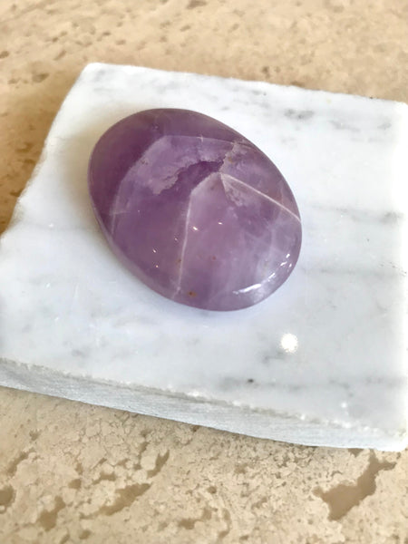 Amethyst Worry Stone Crystal Stone
