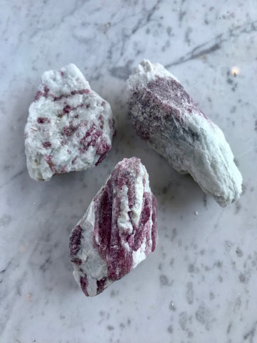 Pink/Red Rubellite Tourmaline Crystal