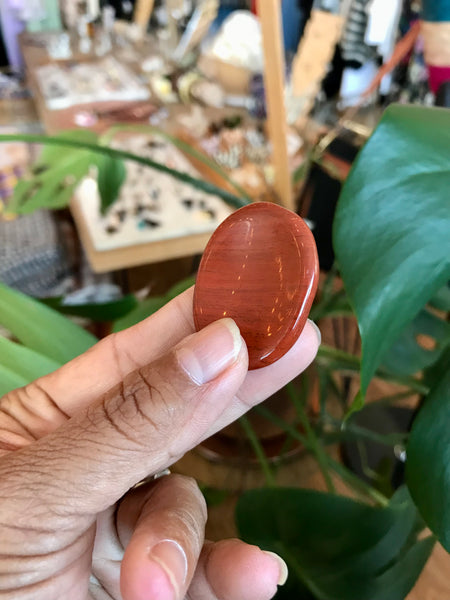 Red Jasper Worry Crystal Stone