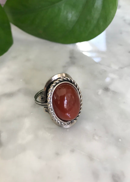Gaby Carnelian Stone Ring