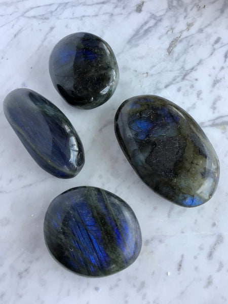 Labradorite Palm Crystal Stone