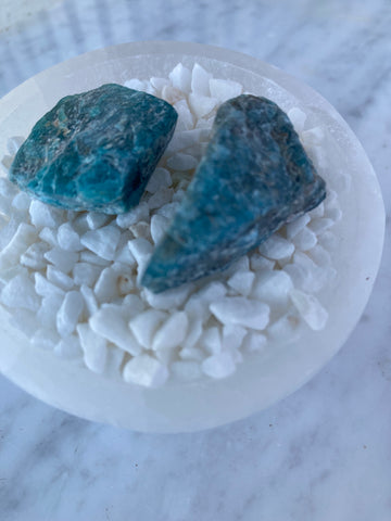 Blue Apatite Crystal Stone