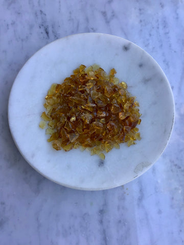 Terrarium Amber Brown Colored Fire Glass Gems Chips