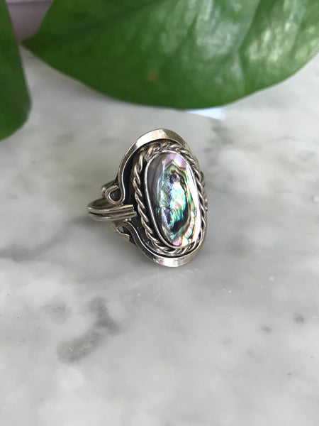 Gaby Abalone Shell Ring