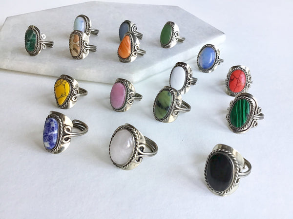 Gaby Opaline Stone Ring