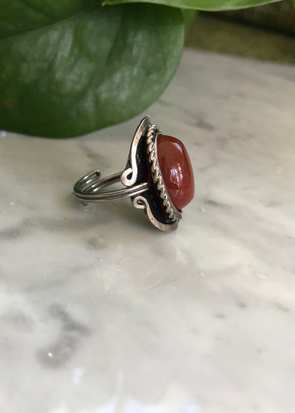 Gaby Carnelian Stone Ring