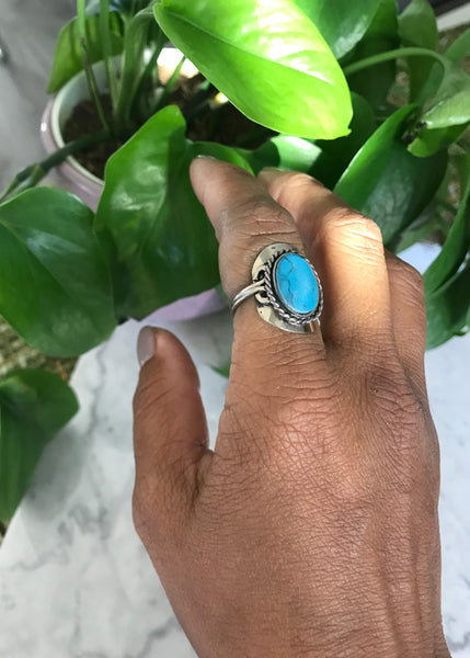Gaby Blue Howlite Stone Ring