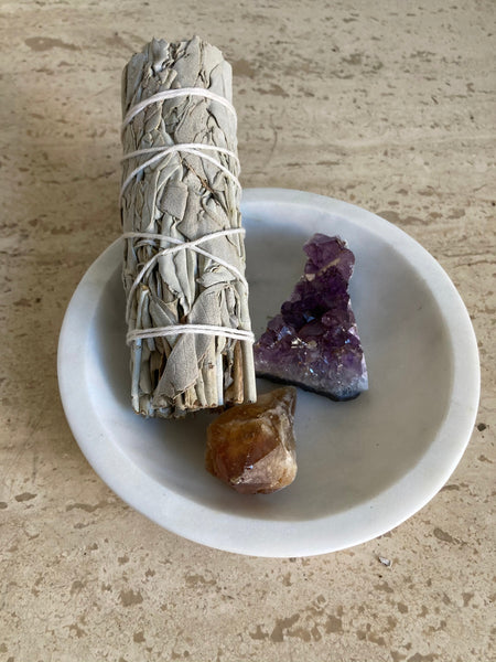 Marble Smudge Burn Bowl