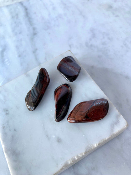 Red Tigers Eye Crystal Stone