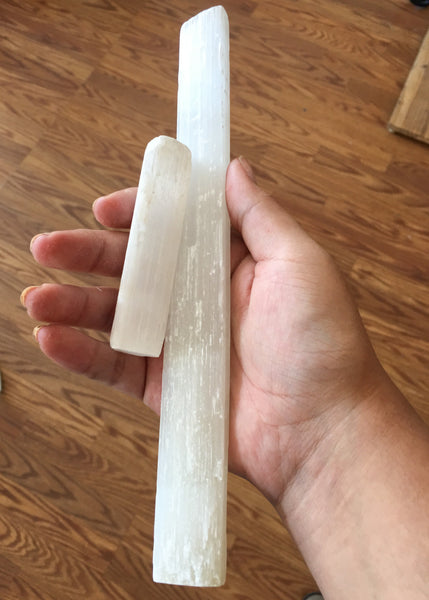 Selenite Crystal Wand *various sizes available