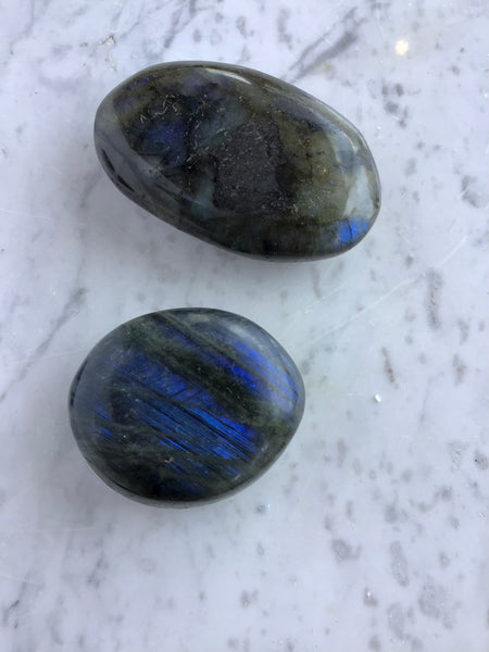 Labradorite Palm Crystal Stone