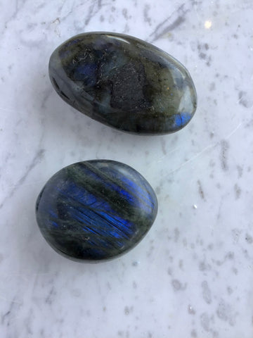 Labradorite Palm Crystal Stone