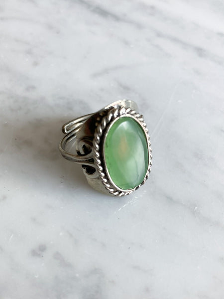 Gaby Aventurine Flat Stone Ring